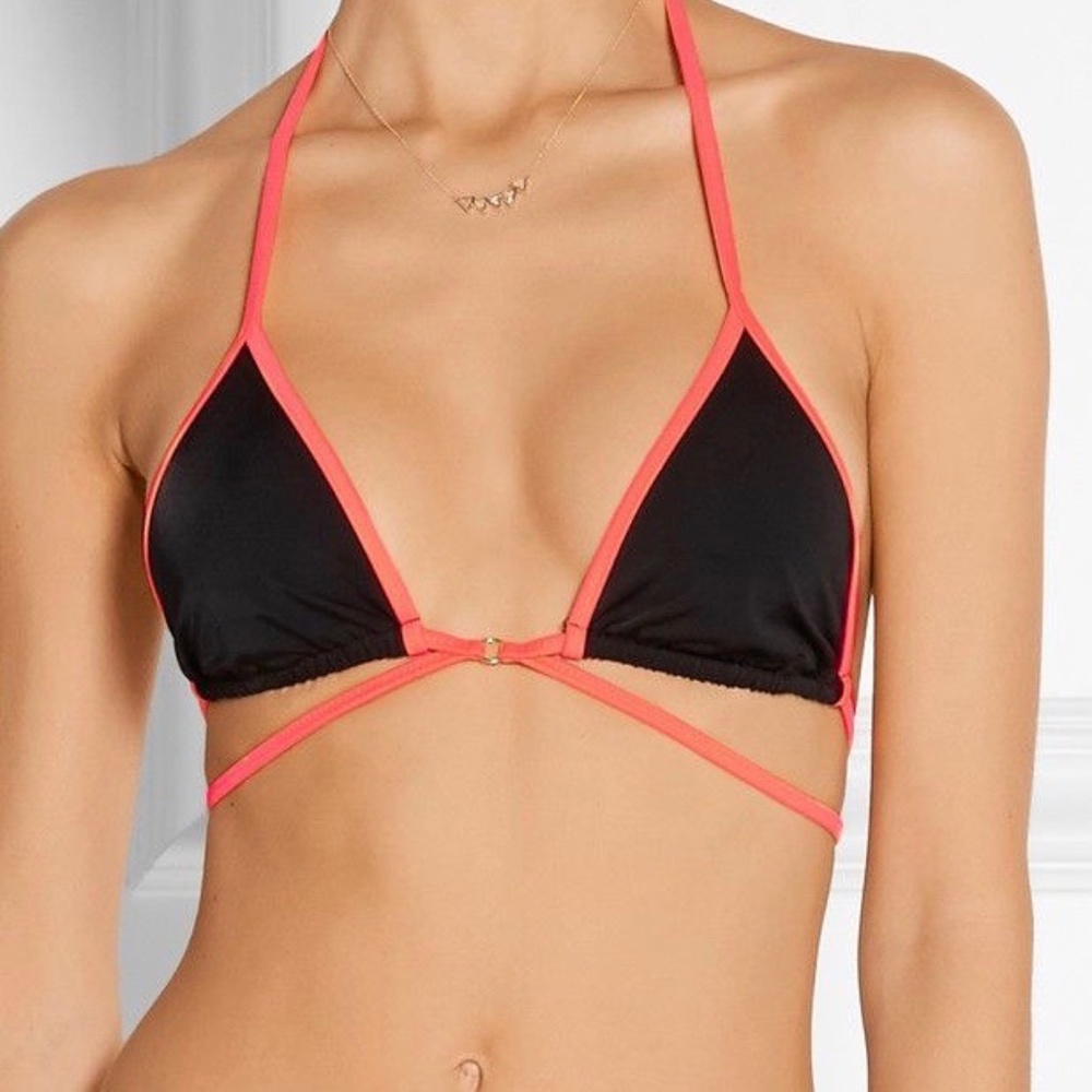 L'Agent by Agent Provocateur Cari  Triangle String Bikini Top